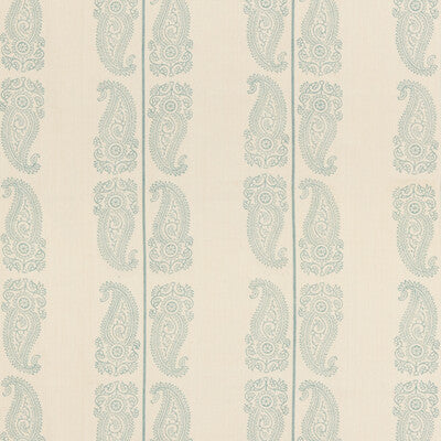 G P & J BAKER BP10796.1.0 CROMER PAISLEY AQUA Fabric - Eade's Wallpaper