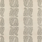 G P & J BAKER BP10796.4.0 CROMER PAISLEY CHARCOAL Fabric - Eade's Wallpaper