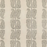 G P & J BAKER BP10796.4.0 CROMER PAISLEY CHARCOAL Fabric - Eade's Wallpaper