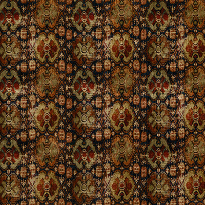 G P & J BAKER BP10816.4.0 PETROPOLIS SIENNA Fabric - Eade's Wallpaper
