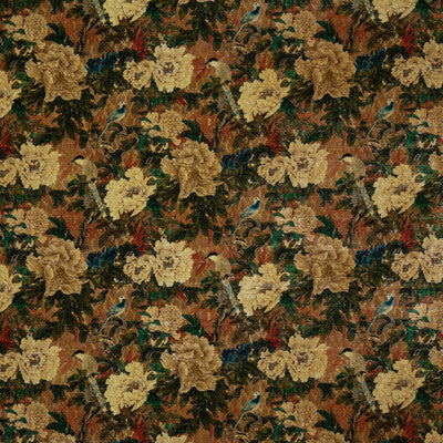 G P & J BAKER BP10817.2.0 ORIENTAL GARDEN JEWEL Fabric - Eade's Wallpaper