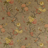 G P & J BAKER BP10818.1.0 ORIENTAL BIRD VELVET MOLE Fabric - Eade's Wallpaper