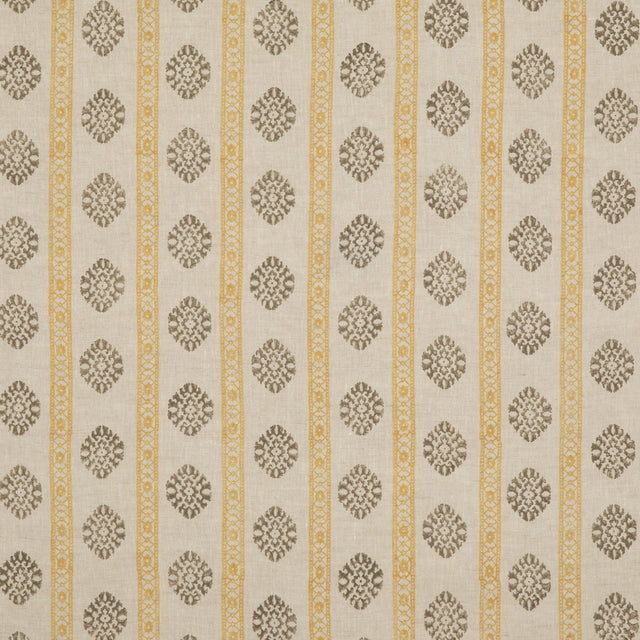 G P & J BAKER BP10821.3.0 ALMA OCHRE/MOLE Fabric - Eade's Wallpaper