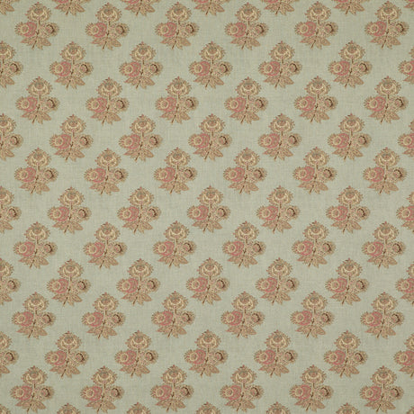G P & J BAKER BP10823.5.0 POPPY PAISLEY AQUA Fabric - Eade's Wallpaper