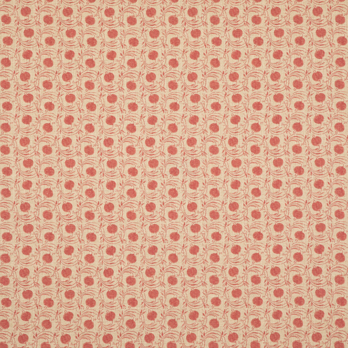 G P & J BAKER BP10824.1.0 SEED POD RED Fabric - Eade's Wallpaper