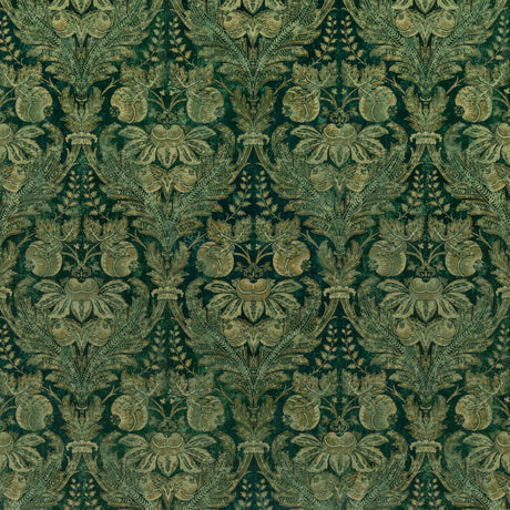 G P & J BAKER BP10829.3.0 LAPURA VELVET EMERALD Fabric - Eade's Wallpaper
