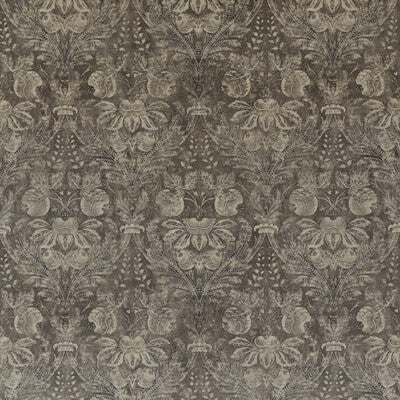 G P & J BAKER BP10829.4.0 LAPURA VELVET MOLE Fabric - Eade's Wallpaper