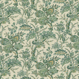 G P & J BAKER BP10830.3.0 JEWEL INDIENNE EMERALD Fabric - Eade's Wallpaper