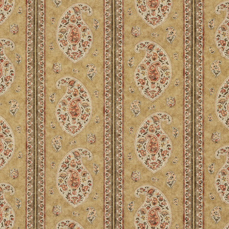 G P & J BAKER BP10831.2.0 COROMANDEL TOBACCO Fabric - Eade's Wallpaper