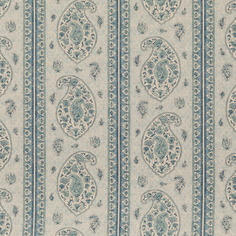 G P & J BAKER BP10831.3.0 COROMANDEL BLUE Fabric - Eade's Wallpaper