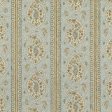 G P & J BAKER BP10831.4.0 COROMANDEL BLUE/SAND Fabric - Eade's Wallpaper
