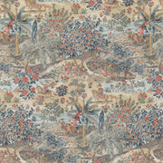 G P & J BAKER BP10833.1.0 RAMAYANA RED/BLUE Fabric - Eade's Wallpaper