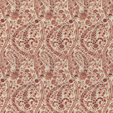 G P & J BAKER BP10835.2.0 BUKHARA PAISLEY RED Fabric - Eade's Wallpaper