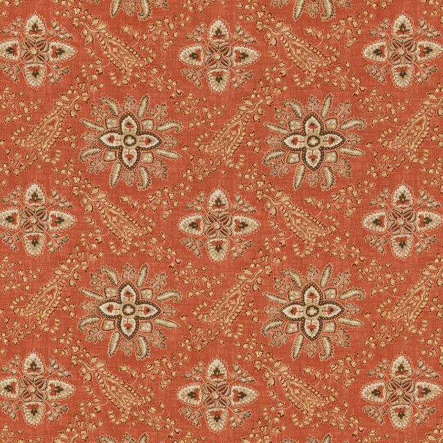 G P & J BAKER BP10836.2.0 CASHMIRA RED Fabric - Eade's Wallpaper