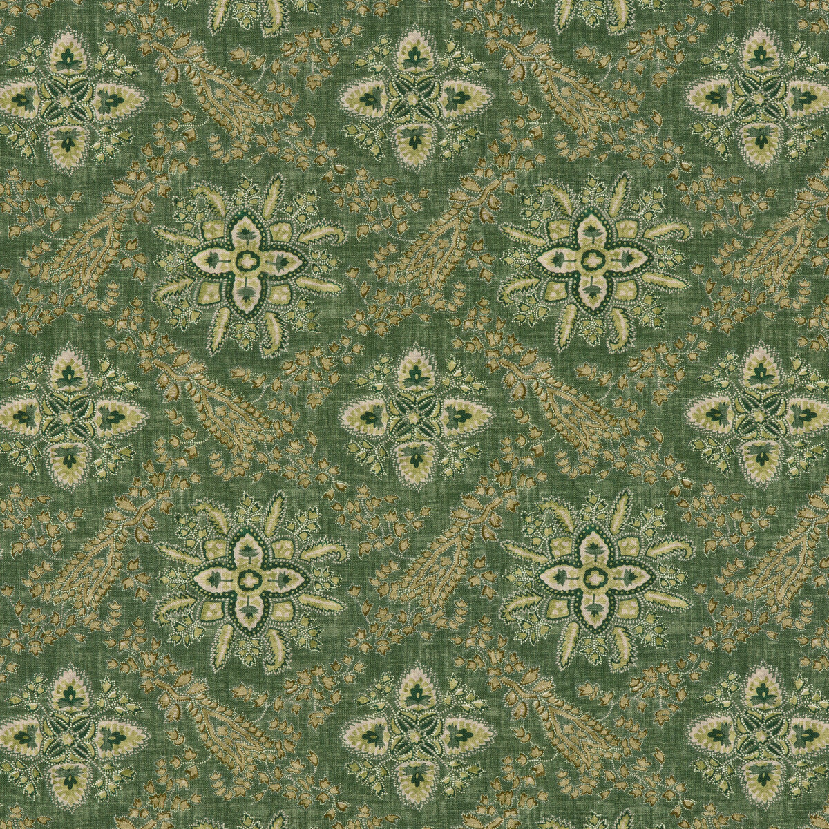G P & J BAKER BP10836.3.0 CASHMIRA EMERALD Fabric - Eade's Wallpaper