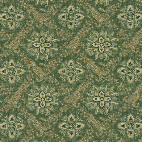 G P & J BAKER BP10836.3.0 CASHMIRA EMERALD Fabric - Eade's Wallpaper