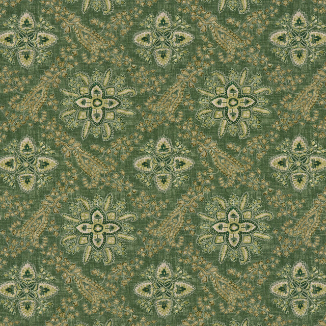 G P & J BAKER BP10836.3.0 CASHMIRA EMERALD Fabric - Eade's Wallpaper