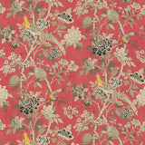 G P & J BAKER BP10851.4.0 HYDRANGEA BIRD (ARCHIVE) OLD ROSE Fabric - Eade's Wallpaper
