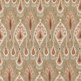 G P & J BAKER BP10853.5.0 IKAT BOKHARA NEUTRAL Fabric - Eade's Wallpaper