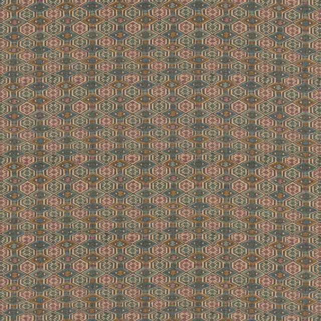 G P & J BAKER BP10855.3.0 BALFOUR TEAL Fabric - Eade's Wallpaper