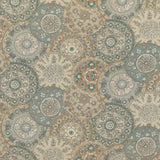 G P & J BAKER BP10856.2.0 IMARI SOFT BLUE Fabric - Eade's Wallpaper