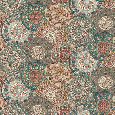 G P & J BAKER BP10856.3.0 IMARI TEAL Fabric - Eade's Wallpaper