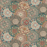 G P & J BAKER BP10856.3.0 IMARI TEAL Fabric - Eade's Wallpaper