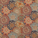 G P & J BAKER BP10856.4.0 IMARI RED/INDIGO Fabric - Eade's Wallpaper