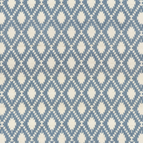 G P & J BAKER BP10908.1.0 BAGATELLE BLUE Fabric - Eade's Wallpaper