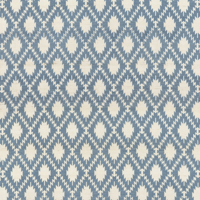 G P & J BAKER BP10908.1.0 BAGATELLE BLUE Fabric - Eade's Wallpaper