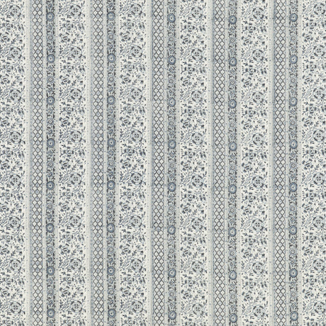G P & J BAKER BP10912.1.0 TILLINGTON BLUE Fabric - Eade's Wallpaper