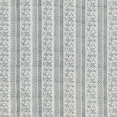 G P & J BAKER BP10912.1.0 TILLINGTON BLUE Fabric - Eade's Wallpaper