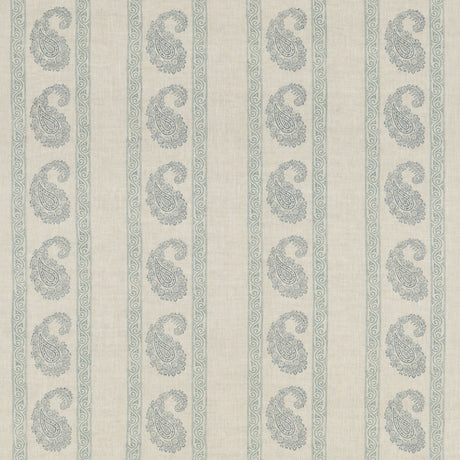G P & J BAKER BP10919.1.0 VINTAGE PAISLEY BLUE Fabric - Eade's Wallpaper