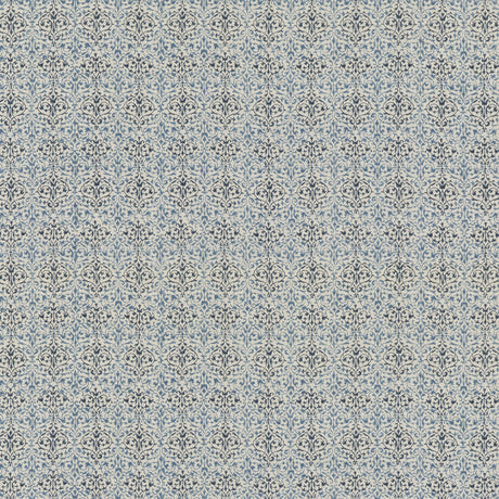 G P & J BAKER BP10920.1.0 ARABESQUE  BLUE Fabric - Eade's Wallpaper
