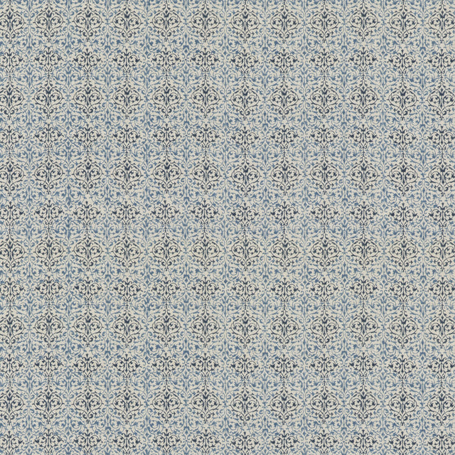 G P & J BAKER BP10920.1.0 ARABESQUE  BLUE Fabric - Eade's Wallpaper
