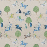 G P & J BAKER BP10925.2.0 CASPIAN TEAL Fabric - Eade's Wallpaper