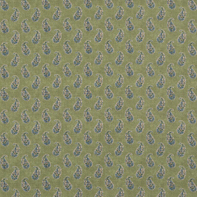 G P & J BAKER BP10930.2.0 PATOLA PAISLEY EMERALD Fabric - Eade's Wallpaper