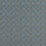 G P & J BAKER BP10930.3.0 PATOLA PAISLEY BLUE Fabric - Eade's Wallpaper