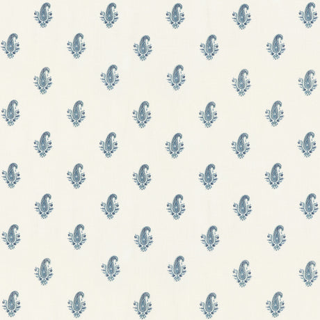 G P & J BAKER BP10934.1.0 PIMLICO INDIGO Fabric - Eade's Wallpaper