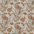 G P & J BAKER BP10938.3.0 INDIENNE FLOWER RED/TEAL Fabric - Eade's Wallpaper