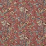 G P & J BAKER BP10938.4.0 INDIENNE FLOWER RED Fabric - Eade's Wallpaper