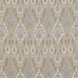 G P & J BAKER BP10939.3.0 IKAT BOKHARA LINEN PARCHMENT Fabric - Eade's Wallpaper