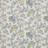 G P & J BAKER BP10948.1.0 ELTHAM BLUE Fabric - Eade's Wallpaper
