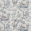 G P & J BAKER BP10949.1.0 BROUGHTON ROSE BLUE Fabric - Eade's Wallpaper
