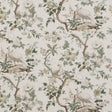 G P & J BAKER BP10949.3.0 BROUGHTON ROSE GREEN Fabric - Eade's Wallpaper