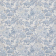 G P & J BAKER BP10950.1.0 SUMMER PEONY BLUE Fabric - Eade's Wallpaper