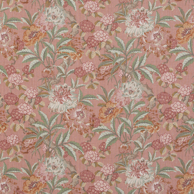 G P & J BAKER BP10950.2.0 SUMMER PEONY RED Fabric - Eade's Wallpaper