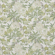 G P & J BAKER BP10950.3.0 SUMMER PEONY GREEN Fabric - Eade's Wallpaper
