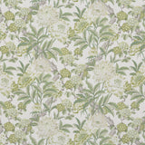 G P & J BAKER BP10950.3.0 SUMMER PEONY GREEN Fabric - Eade's Wallpaper