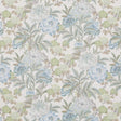 G P & J BAKER BP10950.4.0 SUMMER PEONY AQUA Fabric - Eade's Wallpaper